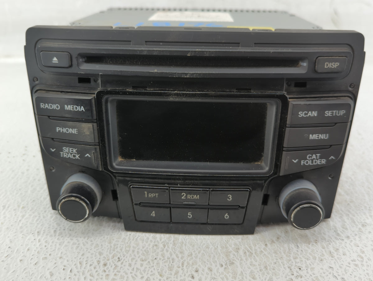 2013-2014 Hyundai Sonata Am Fm Cd Player Radio Receiver 554351 - Oemusedautoparts1.com