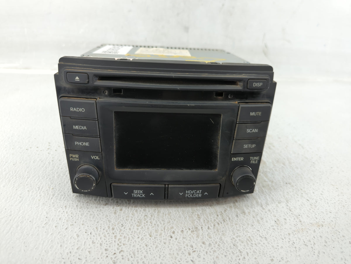 2014-2015 Hyundai Sonata Am Fm Cd Player Radio Receiver 554390 - Oemusedautoparts1.com