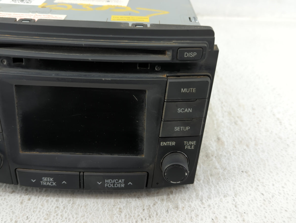 2014-2015 Hyundai Sonata Am Fm Cd Player Radio Receiver 554390 - Oemusedautoparts1.com