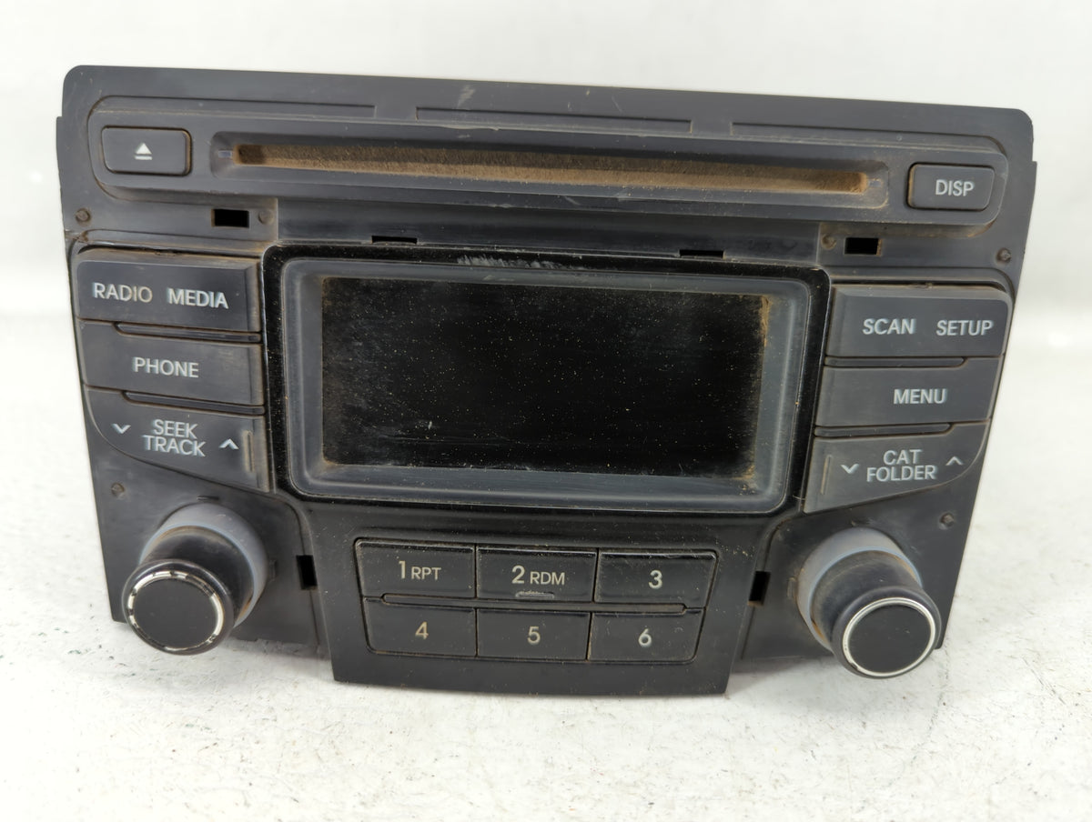 2013-2014 Hyundai Sonata Am Fm Cd Player Radio Receiver 554590 - Oemusedautoparts1.com