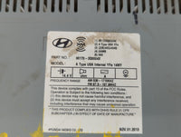 2013-2014 Hyundai Sonata Am Fm Cd Player Radio Receiver - Oemusedautoparts1.com