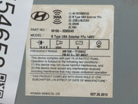 2014-2015 Hyundai Sonata Radio AM FM Cd Player Receiver Replacement P/N:96180-3Q850 Fits Fits 2014 2015 OEM Used Auto Parts 