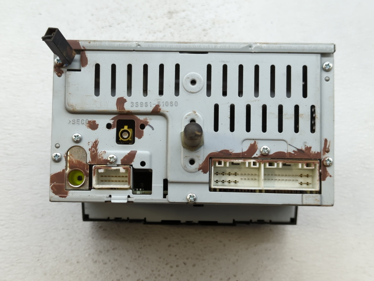 2014-2015 Hyundai Sonata Radio AM FM Cd Player Receiver Replacement P/N:96180-3Q850 Fits Fits 2014 2015 OEM Used Auto Parts 