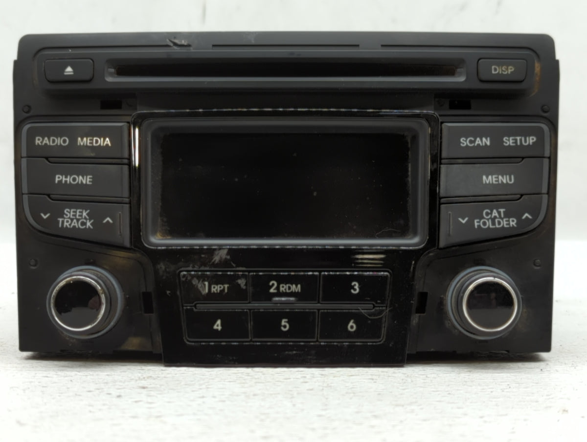 2013-2014 Hyundai Sonata Am Fm Cd Player Radio Receiver 554721 - Oemusedautoparts1.com