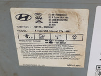 2013-2014 Hyundai Sonata Am Fm Cd Player Radio Receiver - Oemusedautoparts1.com