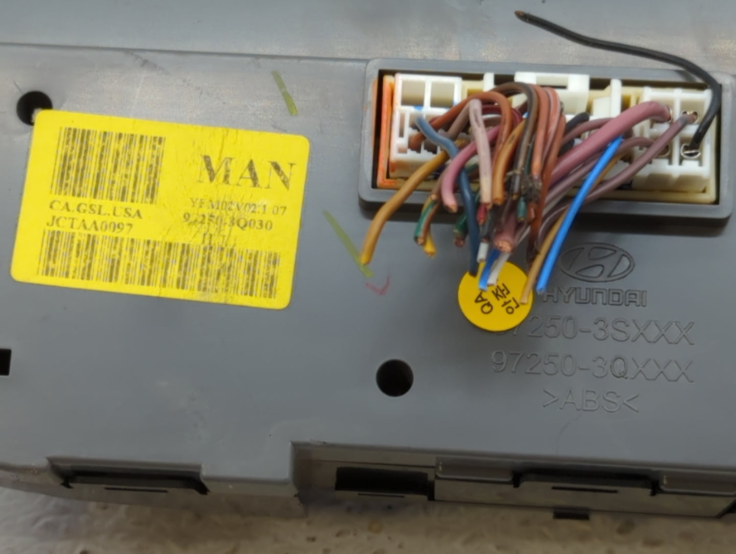 2014 Hyundai Sonata Climate Control Module Temperature AC/Heater Replacement P/N:97250-3Q001 97250-3SXXX, 97250-3QXXX Fits O