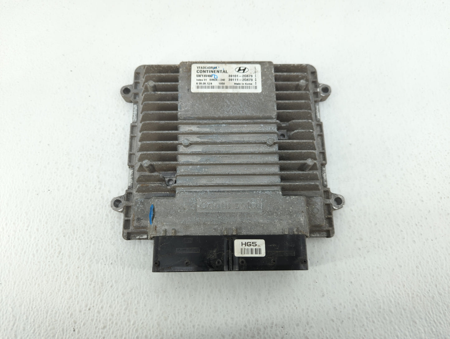 2011-2014 Hyundai Sonata PCM Engine Control Computer ECU ECM PCU OEM P/N:39101-2G693 Fits Fits 2011 2012 2013 2014 OEM Used 