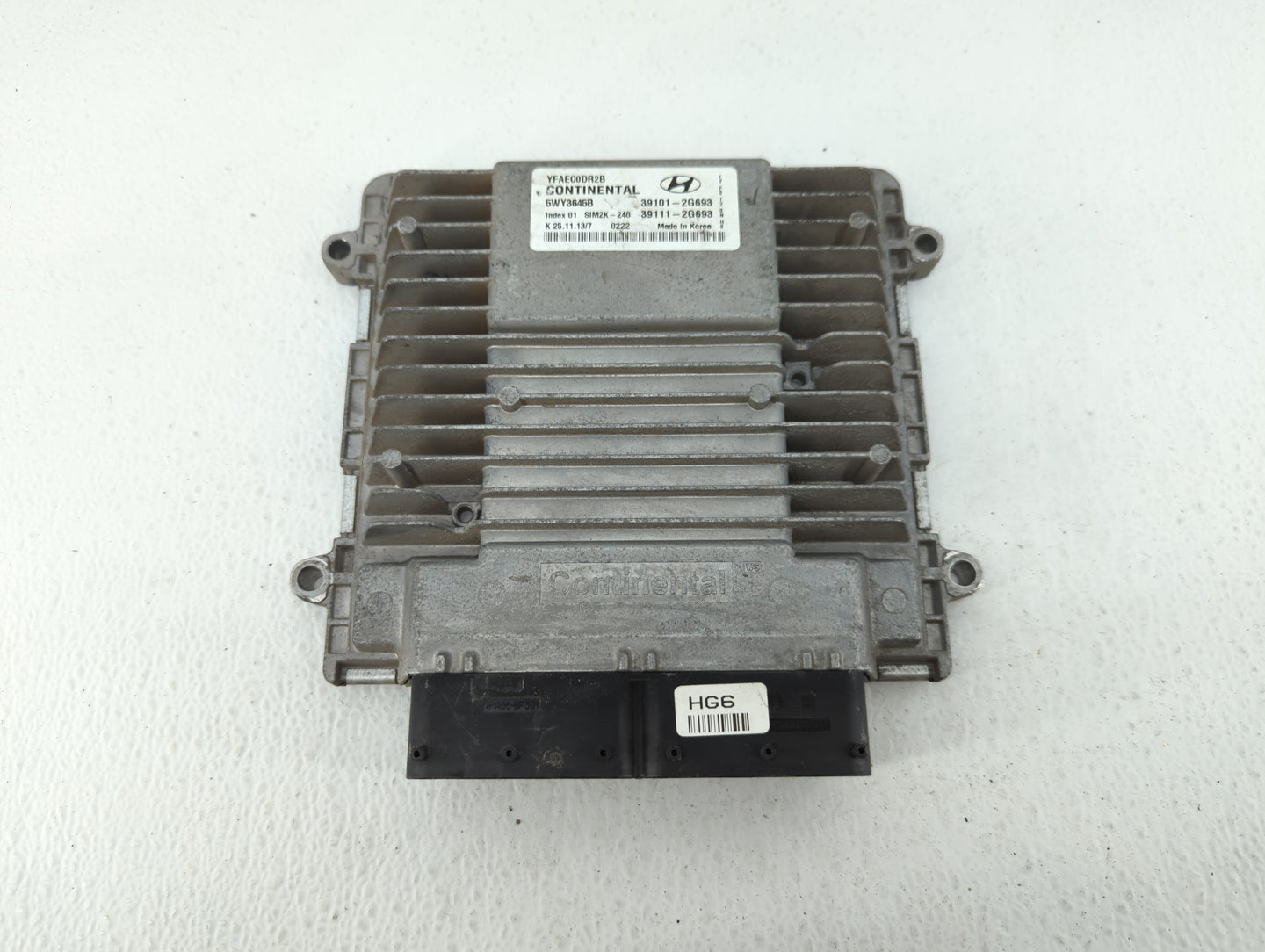 2011-2014 Hyundai Sonata PCM Engine Control Computer ECU ECM PCU OEM P/N:39101-2G693 Fits Fits 2011 2012 2013 2014 OEM Used 