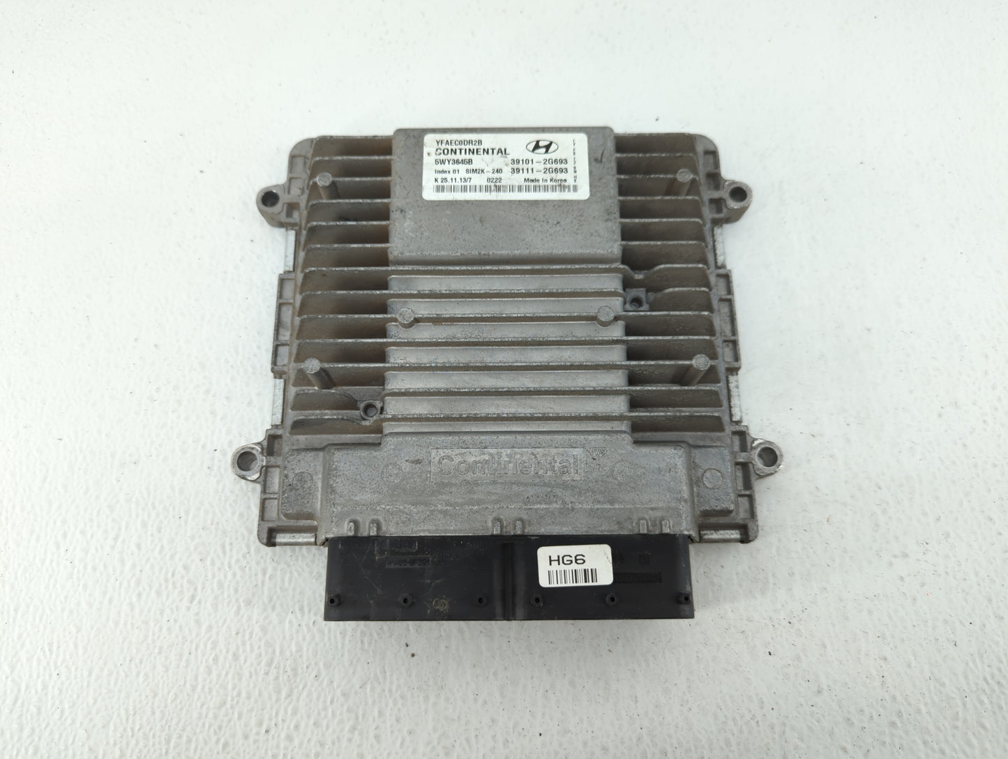 2011-2014 Hyundai Sonata PCM Engine Control Computer ECU ECM PCU OEM P/N:39101-2G693 Fits Fits 2011 2012 2013 2014 OEM Used 