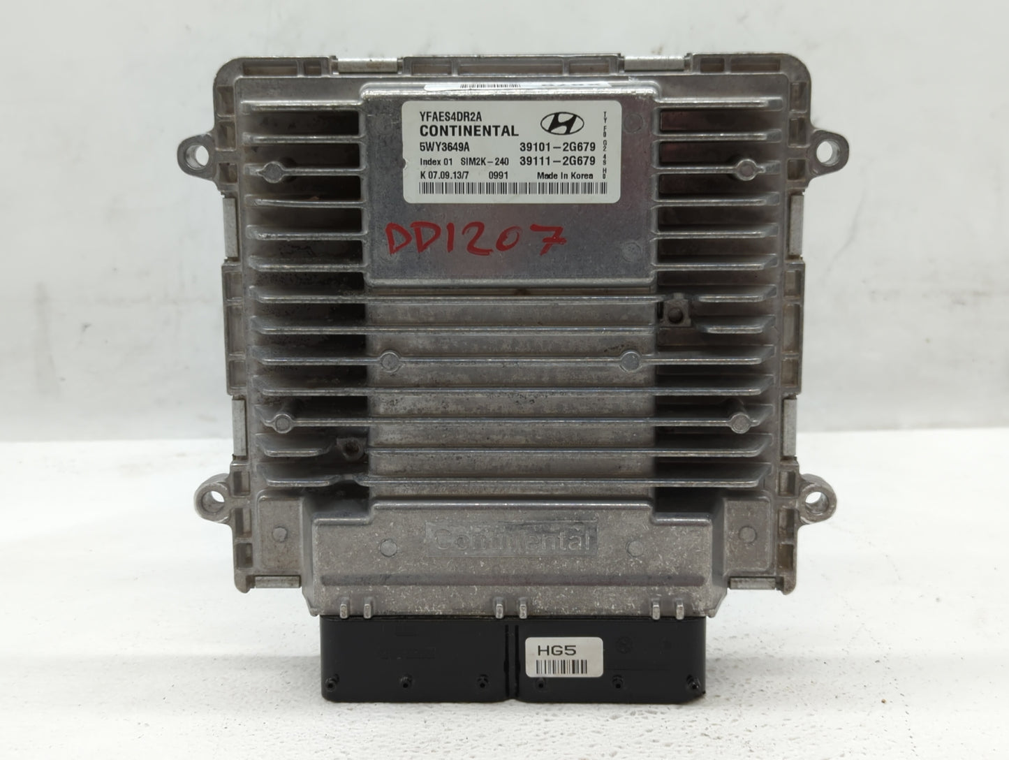 2011-2014 Hyundai Sonata PCM Engine Control Computer ECU ECM PCU OEM P/N:39101-2G679 Fits Fits 2011 2012 2013 2014 OEM Used 