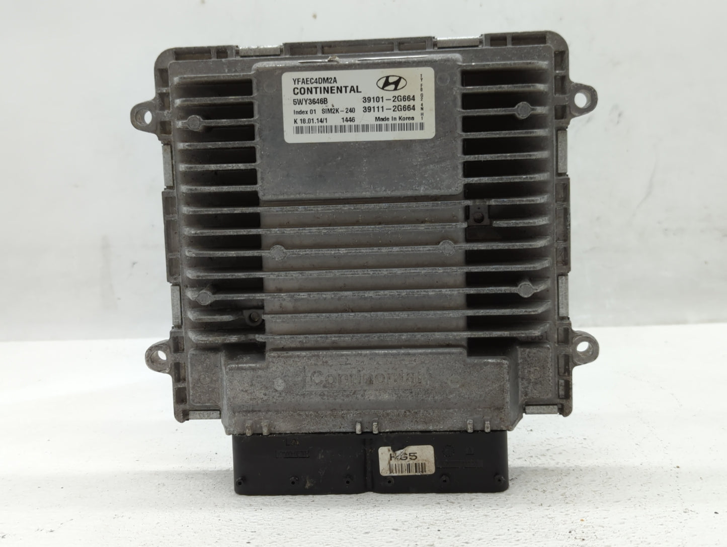2011-2014 Hyundai Sonata PCM Engine Control Computer ECU ECM PCU OEM P/N:39101-2G664 Fits Fits 2011 2012 2013 2014 OEM Used 
