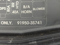 2011-2014 Hyundai Sonata Fusebox Fuse Box Panel Relay Module P/N:91950-3S741 Fits Fits 2011 2012 2013 2014 OEM Used Auto Par