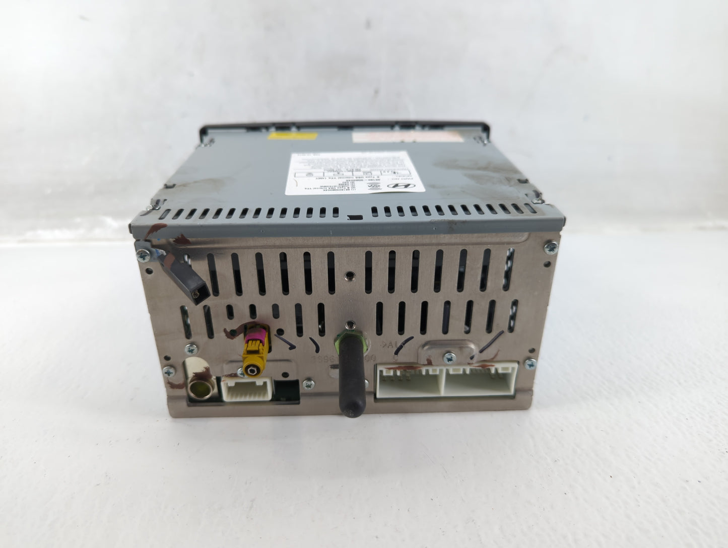 2014-2015 Hyundai Sonata Radio AM FM Cd Player Receiver Replacement P/N:96180-3Q8004X Fits Fits 2014 2015 OEM Used Auto Part