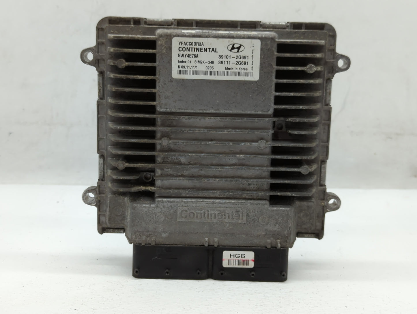 2011-2014 Hyundai Sonata PCM Engine Control Computer ECU ECM PCU OEM P/N:39101-2G691 39101-2G693 Fits Fits 2011 2012 2013 20