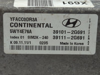 2011-2014 Hyundai Sonata PCM Engine Control Computer ECU ECM PCU OEM P/N:39101-2G691 39101-2G693 Fits Fits 2011 2012 2013 20