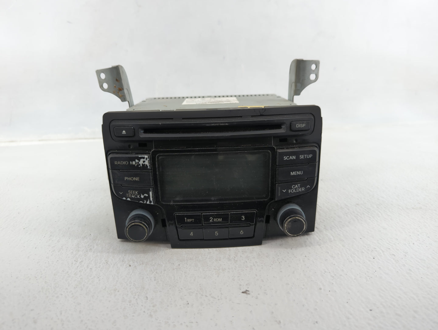 2013-2014 Hyundai Sonata Radio AM FM Cd Player Receiver Replacement P/N:96180-3Q700 Fits Fits 2013 2014 OEM Used Auto Parts 