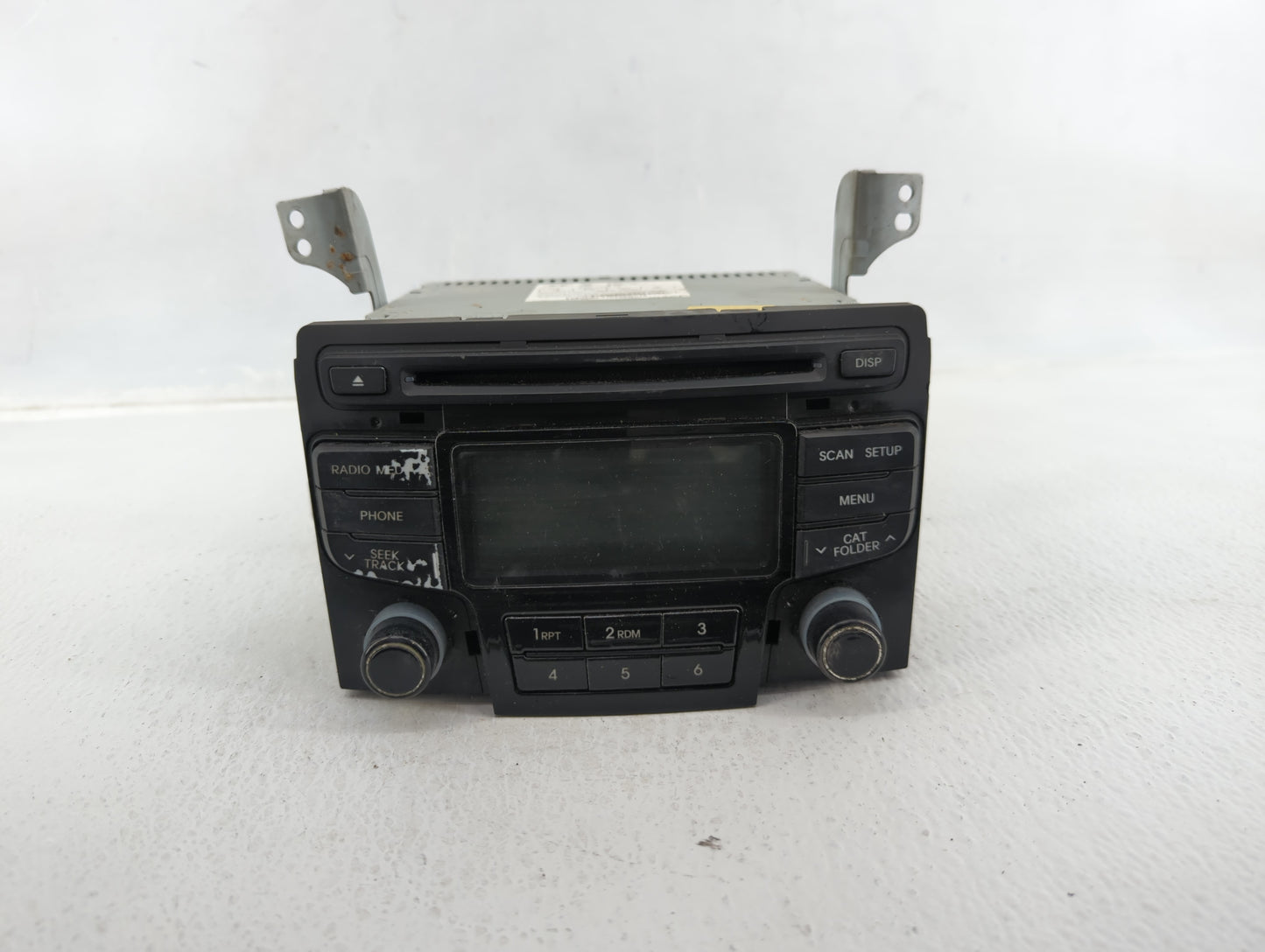 2013-2014 Hyundai Sonata Radio AM FM Cd Player Receiver Replacement P/N:96180-3Q700 Fits Fits 2013 2014 OEM Used Auto Parts 