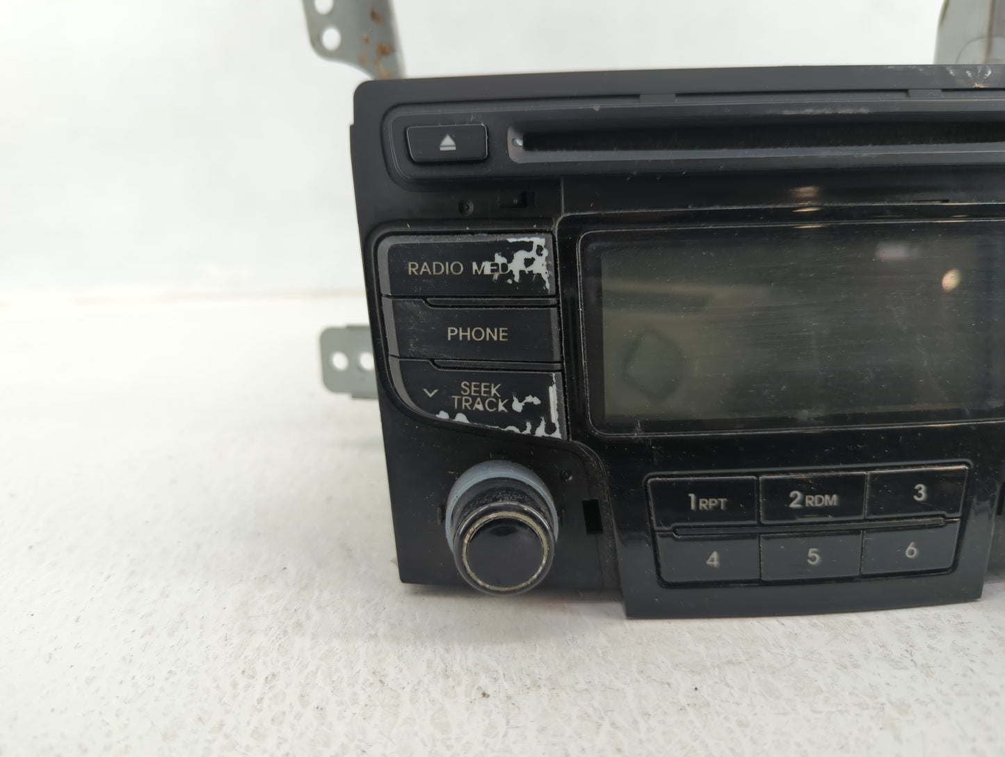 2013-2014 Hyundai Sonata Radio AM FM Cd Player Receiver Replacement P/N:96180-3Q700 Fits Fits 2013 2014 OEM Used Auto Parts 