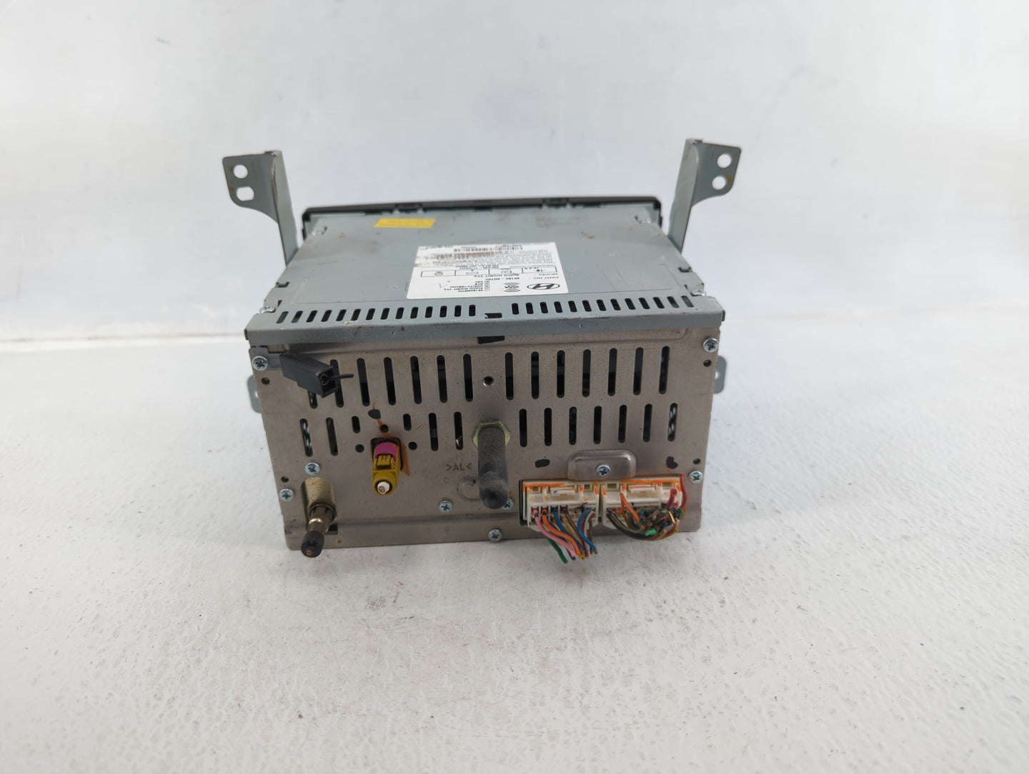 2013-2014 Hyundai Sonata Radio AM FM Cd Player Receiver Replacement P/N:96180-3Q700 Fits Fits 2013 2014 OEM Used Auto Parts 