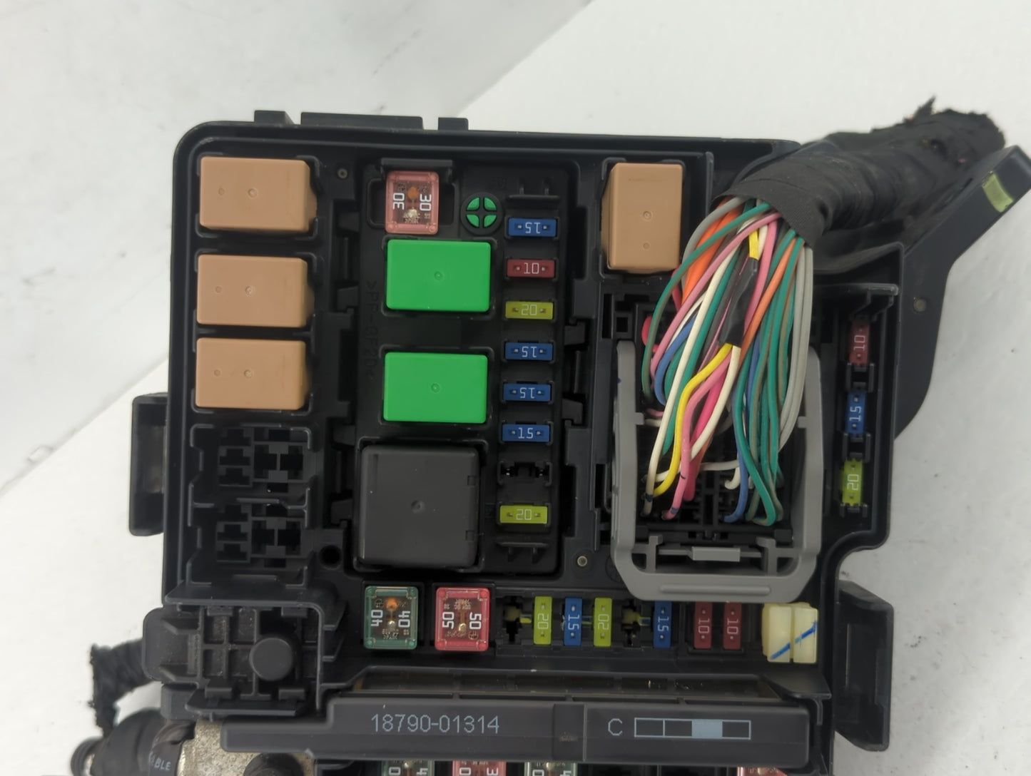 2011-2014 Hyundai Sonata Fusebox Fuse Box Panel Relay Module P/N:91950-3S741 Fits Fits 2011 2012 2013 2014 OEM Used Auto Par