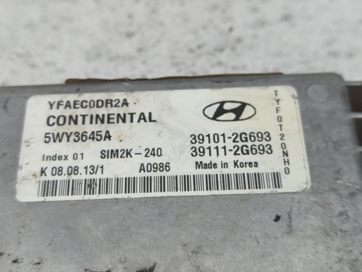 2011-2014 Hyundai Sonata PCM Engine Control Computer ECU ECM PCU OEM P/N:39111-2G693 39101-2G691 Fits 2011 2012 2013 2014 OE