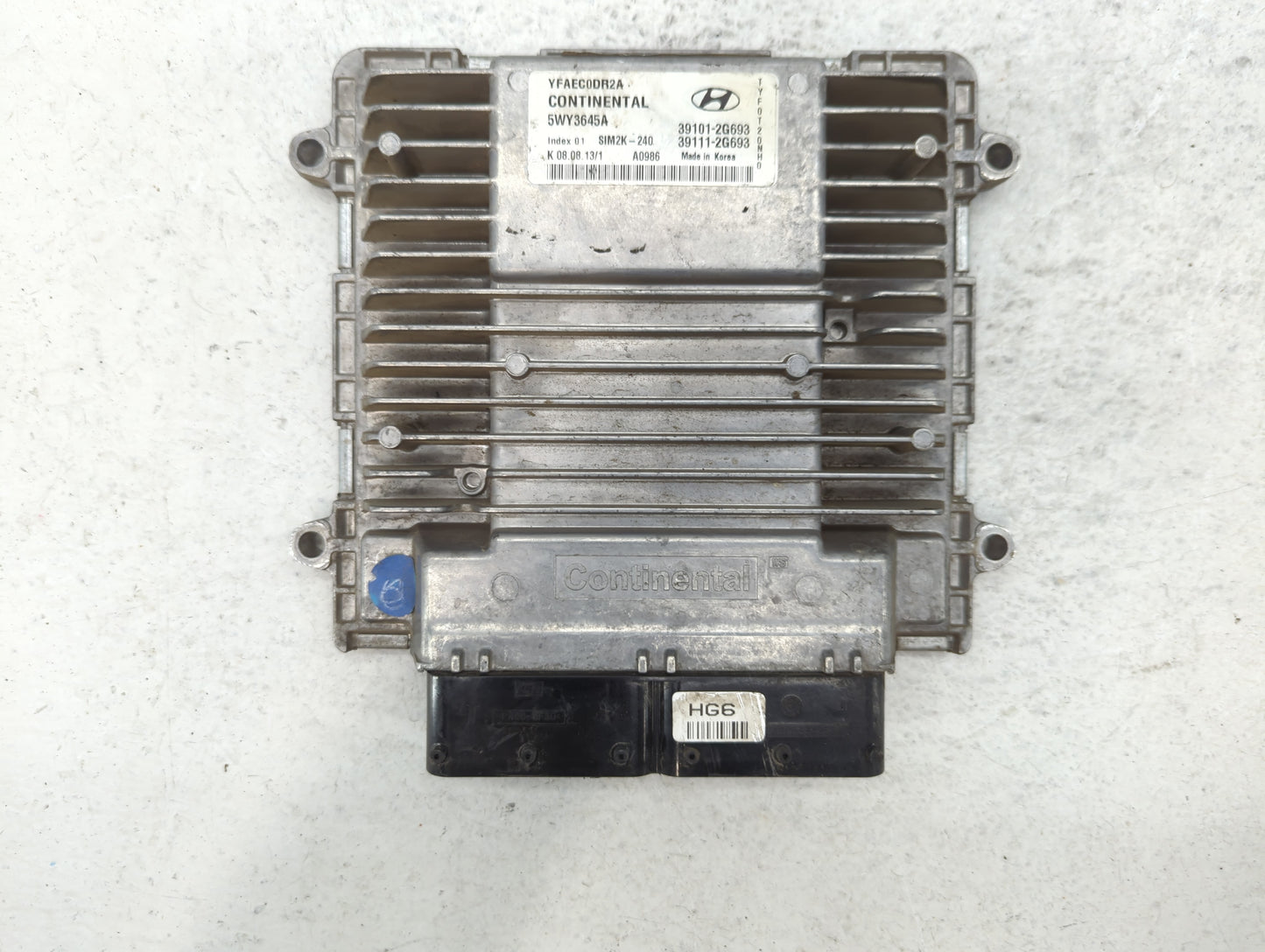 2011-2014 Hyundai Sonata PCM Engine Control Computer ECU ECM PCU OEM P/N:39111-2G693 39101-2G691 Fits Fits 2011 2012 2013 20