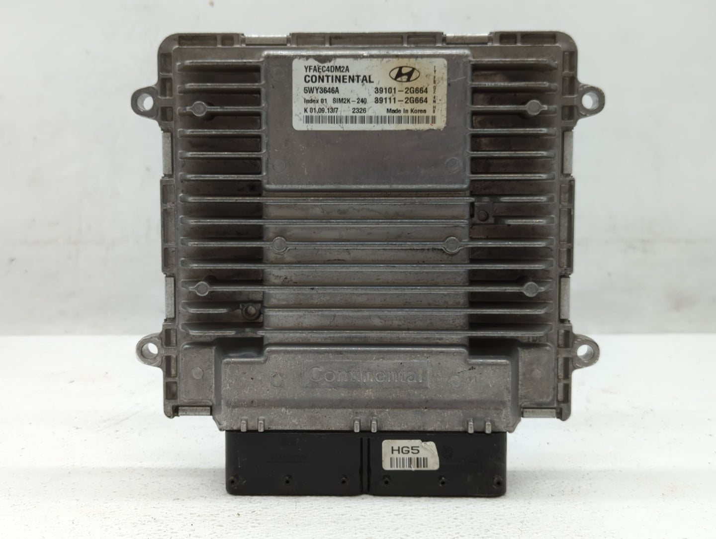2011-2014 Hyundai Sonata PCM Engine Control Computer ECU ECM PCU OEM P/N:39101-2G664 Fits Fits 2011 2012 2013 2014 OEM Used 