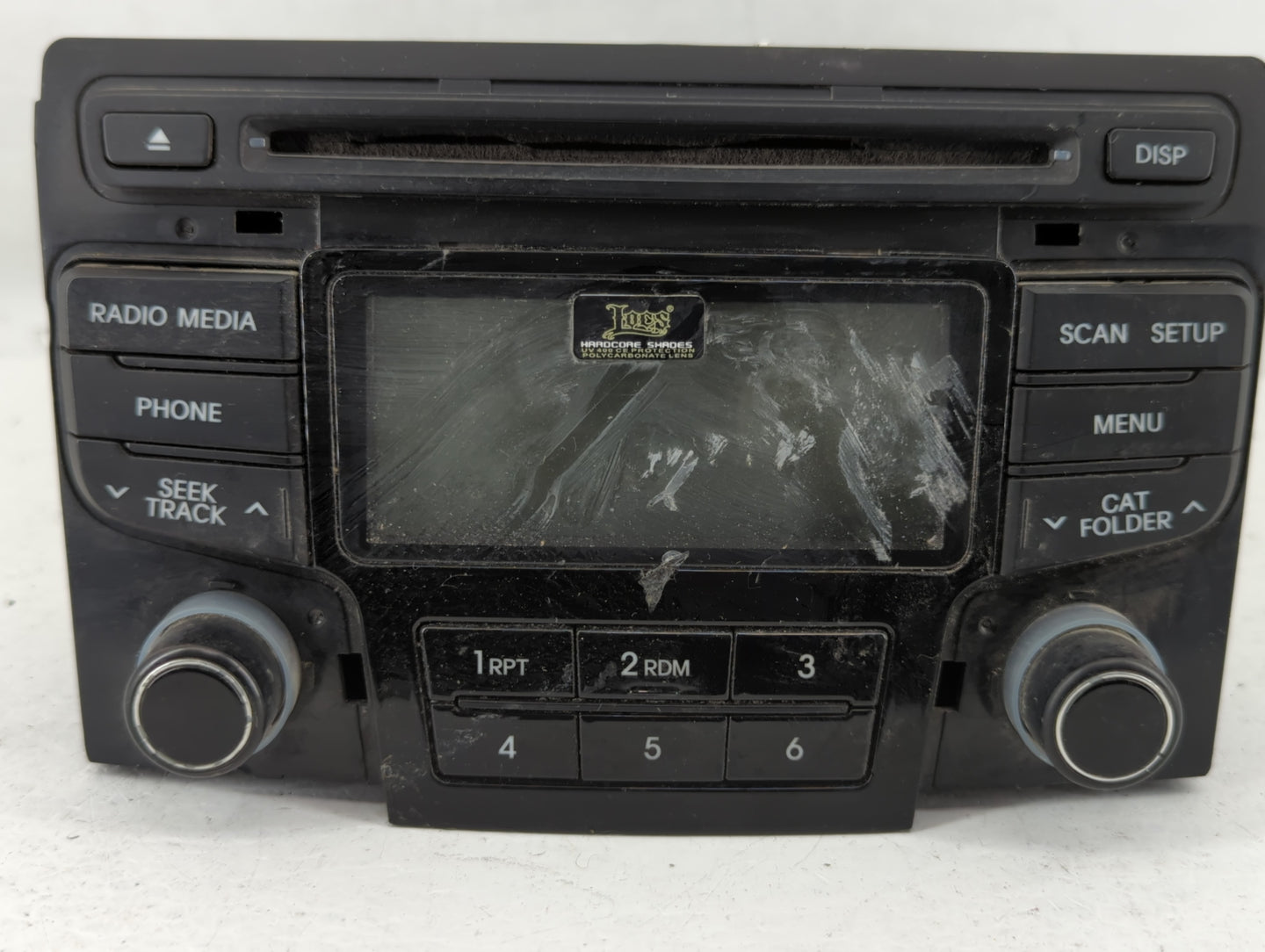 2012-2015 Hyundai Sonata Radio AM FM Cd Player Receiver Replacement P/N:96180-3Q6004X 96180-3Q8504X Fits Fits 2012 2013 2014
