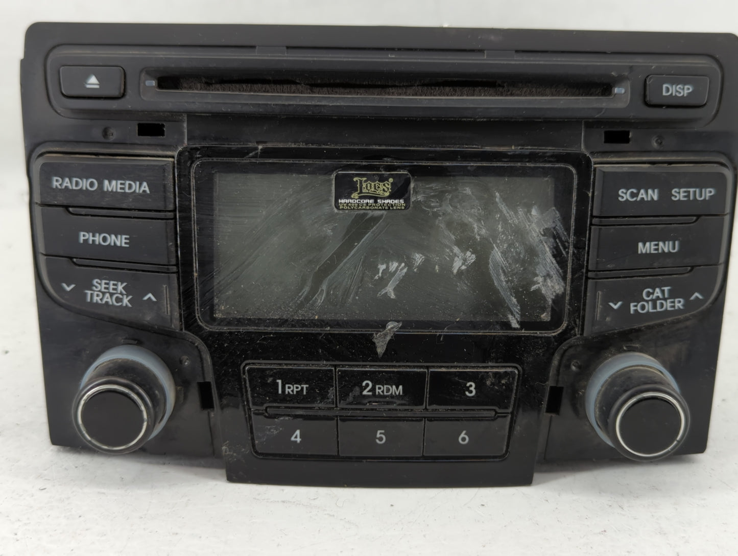 2012-2015 Hyundai Sonata Radio AM FM Cd Player Receiver Replacement P/N:96180-3Q6004X 96180-3Q8504X Fits Fits 2012 2013 2014