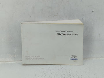 2014 Hyundai Sonata Owners Manual Book Guide P/N:A3S0-EU3NC OEM Used Auto Parts - Oemusedautoparts1.com