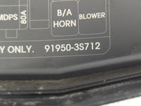 2011-2014 Hyundai Sonata Fusebox Fuse Box Panel Relay Module P/N:919050-3S712 Fits Fits 2011 2012 2013 2014 OEM Used Auto Pa
