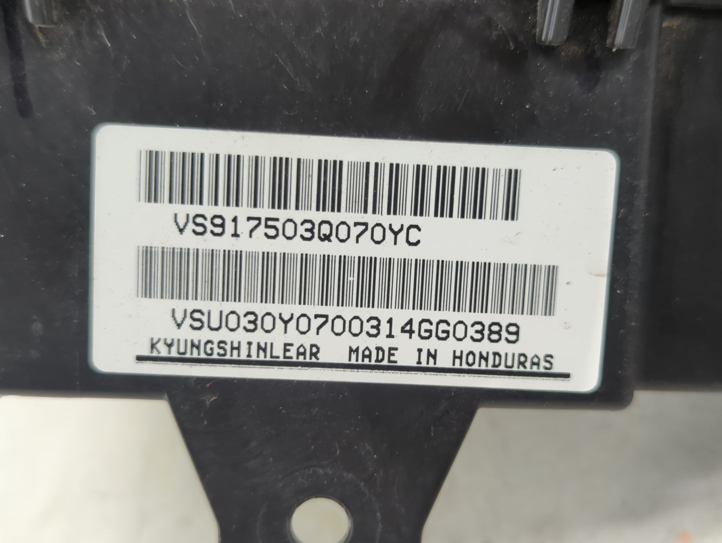 2011-2014 Hyundai Sonata Fusebox Fuse Box Panel Relay Module P/N:VS917503Q070YC Fits Fits 2011 2012 2013 2014 OEM Used Auto 