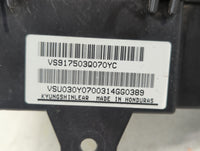2011-2014 Hyundai Sonata Fusebox Fuse Box Panel Relay Module P/N:VS917503Q070YC Fits Fits 2011 2012 2013 2014 OEM Used Auto 