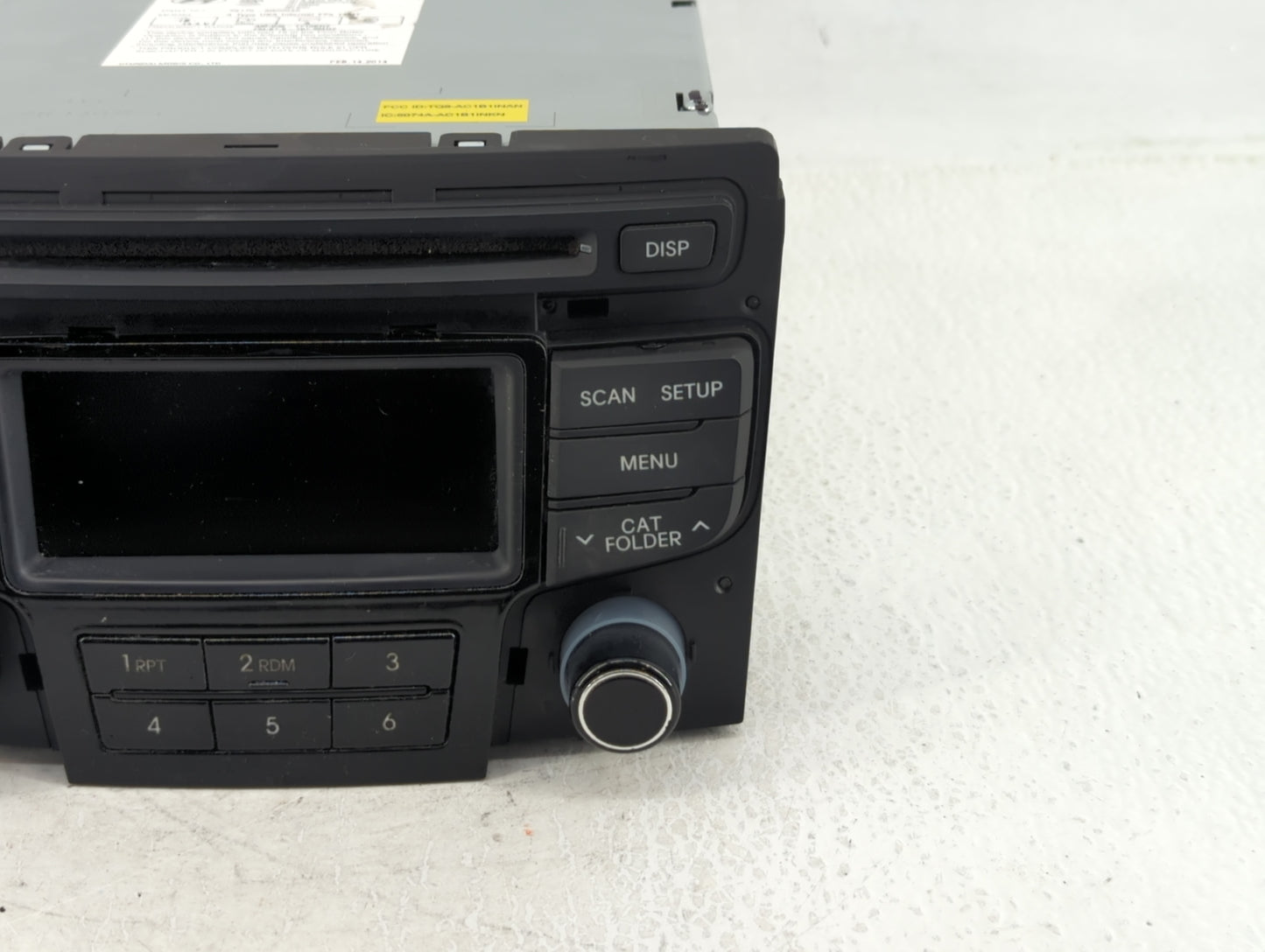2013-2014 Hyundai Sonata Am Fm Cd Player Radio Receiver - Oemusedautoparts1.com