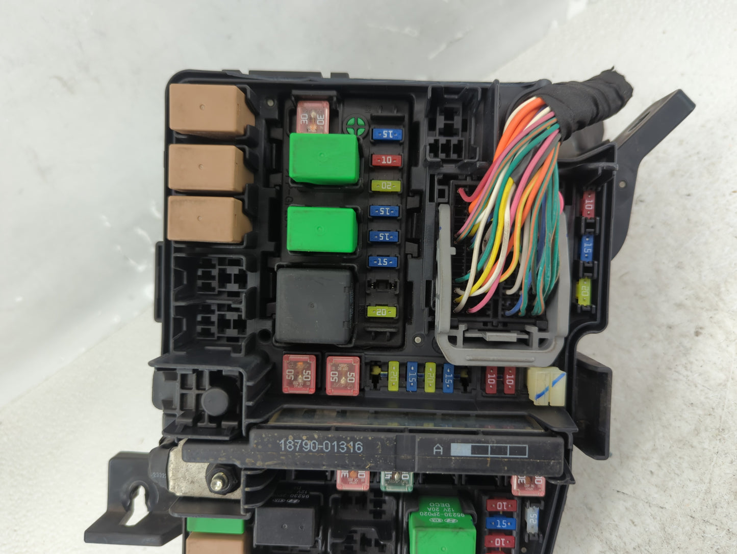 2011-2014 Hyundai Sonata Fusebox Fuse Box Panel Relay Module P/N:US912003Q100M1 Fits Fits 2011 2012 2013 2014 OEM Used Auto 