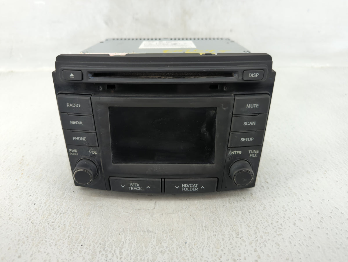 2012-2015 Hyundai Sonata Am Fm Cd Player Radio Receiver 614744 - Oemusedautoparts1.com