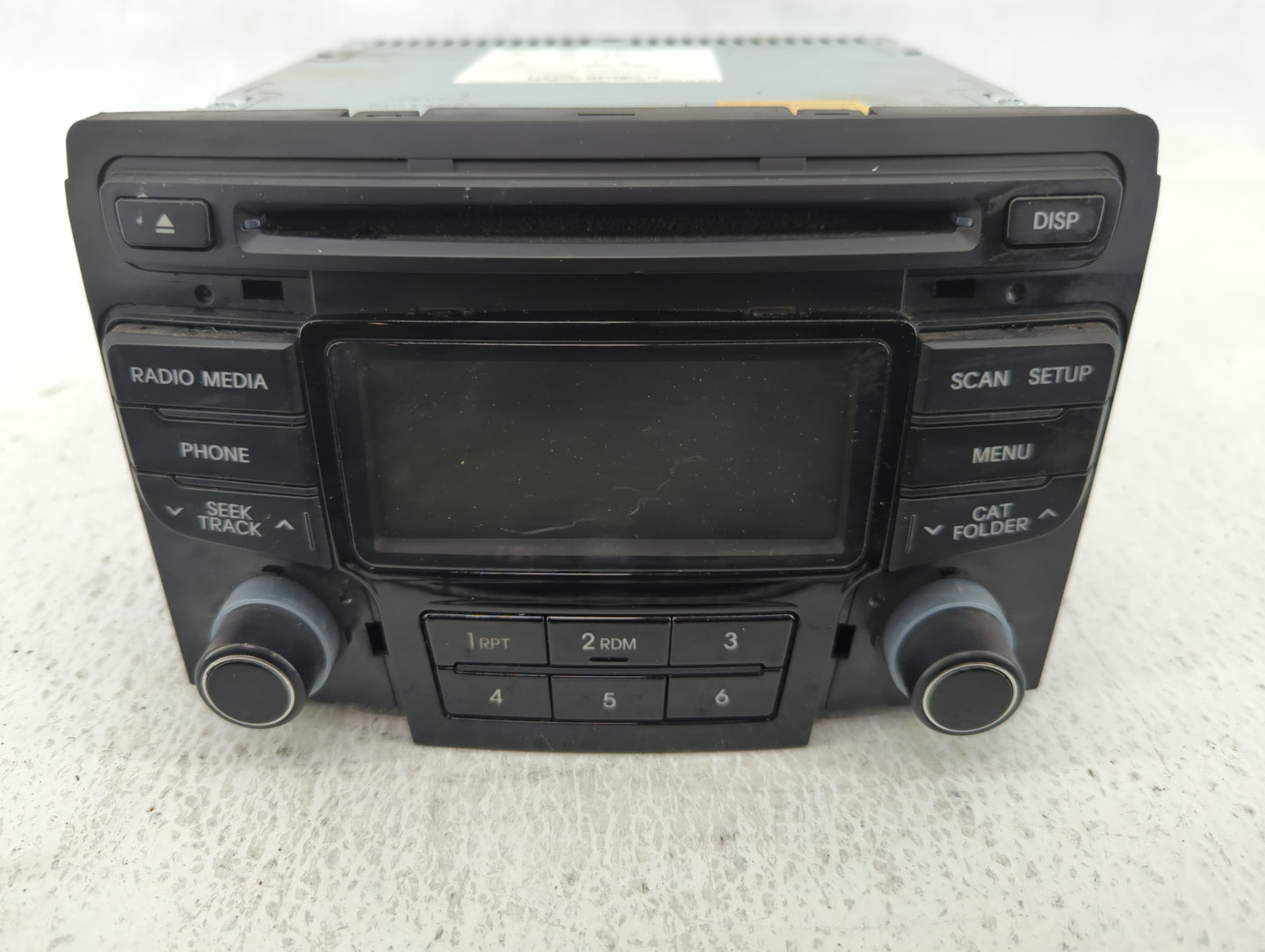 2014 Hyundai Sonata Radio AM FM Cd Player Receiver Replacement P/N:96180-3Q8004X Fits OEM Used Auto Parts - Oemusedautoparts