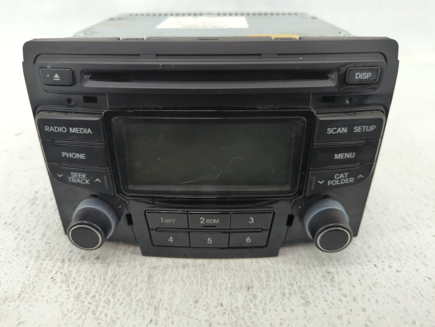 2014 Hyundai Sonata Radio AM FM Cd Player Receiver Replacement P/N:96180-3Q8004X Fits OEM Used Auto Parts - Oemusedautoparts