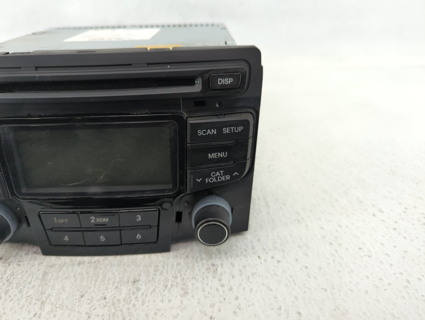2014 Hyundai Sonata Radio AM FM Cd Player Receiver Replacement P/N:96180-3Q8004X Fits OEM Used Auto Parts - Oemusedautoparts