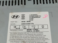 2014 Hyundai Sonata Radio AM FM Cd Player Receiver Replacement P/N:96180-3Q8004X Fits OEM Used Auto Parts - Oemusedautoparts