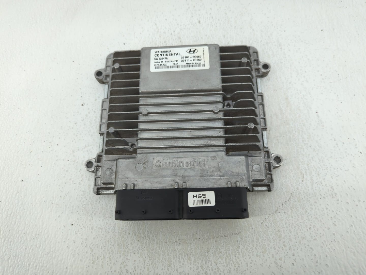 2011-2014 Hyundai Sonata PCM Engine Control Computer ECU ECM PCU OEM P/N:39111-2G669 39101-2G669 Fits Fits 2011 2012 2013 20