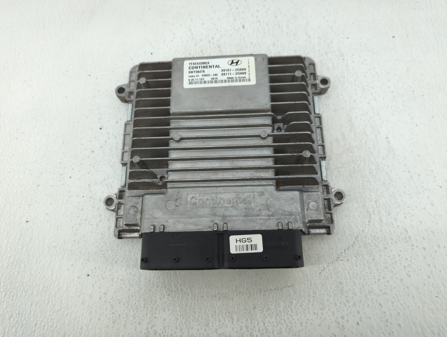2011-2014 Hyundai Sonata PCM Engine Control Computer ECU ECM PCU OEM P/N:39111-2G669 39101-2G669 Fits Fits 2011 2012 2013 20