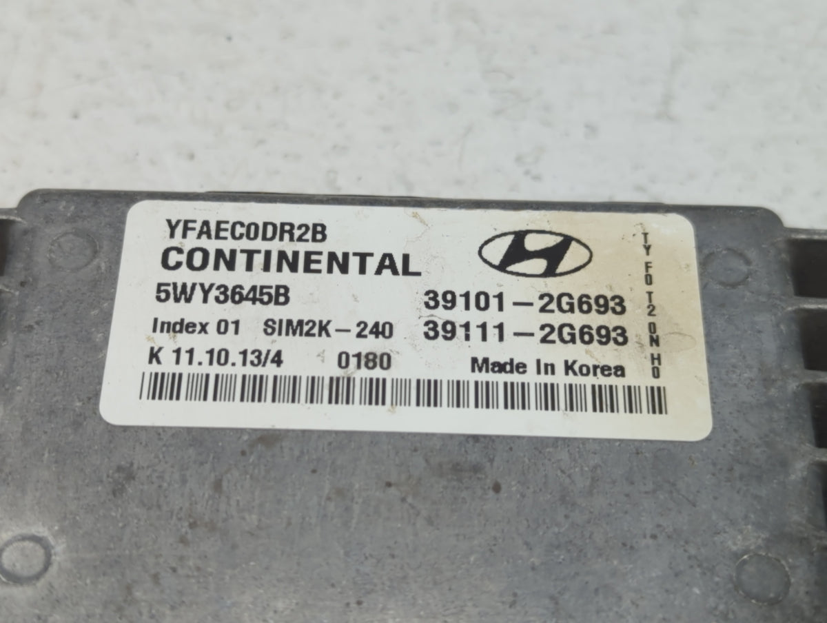 2011-2014 Hyundai Sonata PCM Engine Control Computer ECU ECM PCU OEM P/N:39111-2G693 39101-2G693 Fits 2011 2012 2013 2014 OE