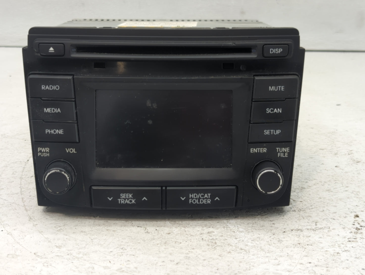 2014-2015 Hyundai Sonata Radio AM FM Cd Player Receiver Replacement P/N:96180-3Q8004X Fits Fits 2014 2015 OEM Used Auto Part