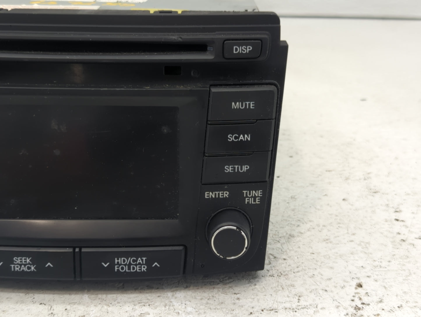 2014-2015 Hyundai Sonata Radio AM FM Cd Player Receiver Replacement P/N:96180-3Q8004X Fits Fits 2014 2015 OEM Used Auto Part