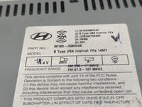 2014-2015 Hyundai Sonata Radio AM FM Cd Player Receiver Replacement P/N:96180-3Q8004X Fits Fits 2014 2015 OEM Used Auto Part