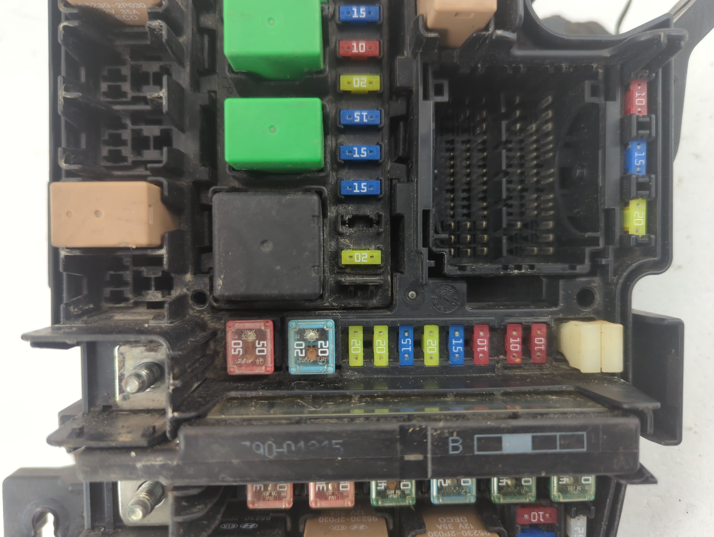 2013-2015 Hyundai Sonata Fusebox Fuse Box Panel Relay Module P/N:91251-4R033 Fits Fits 2013 2014 2015 OEM Used Auto Parts - 