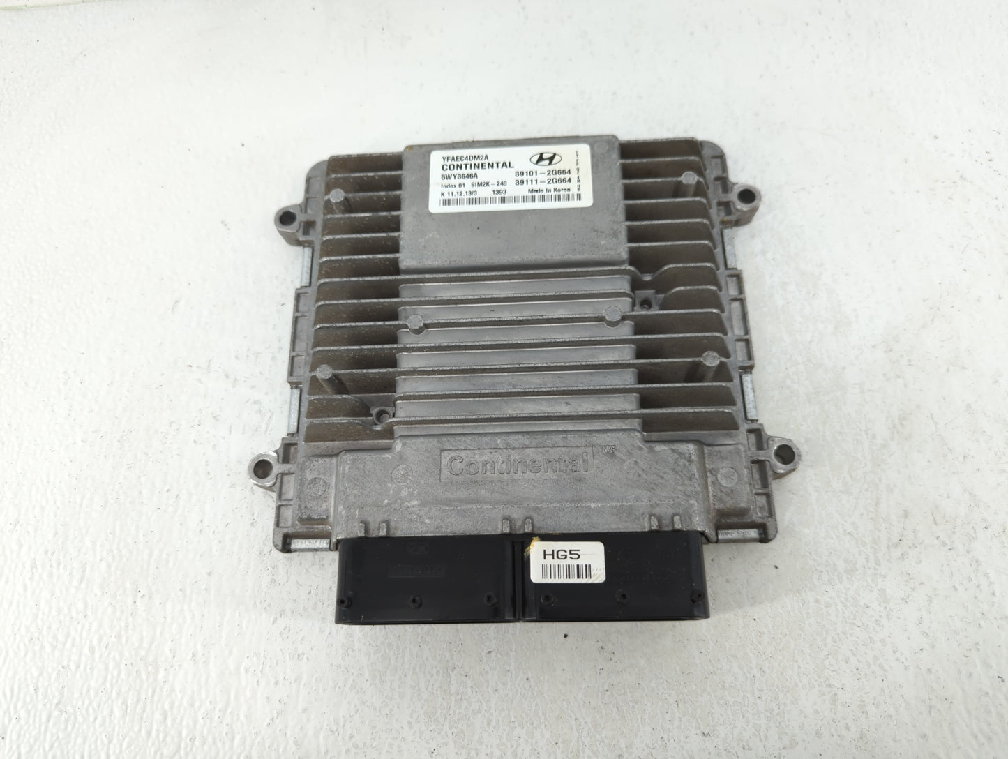 2011-2014 Hyundai Sonata PCM Engine Control Computer ECU ECM PCU OEM P/N:39101-2G664 Fits Fits 2011 2012 2013 2014 OEM Used 