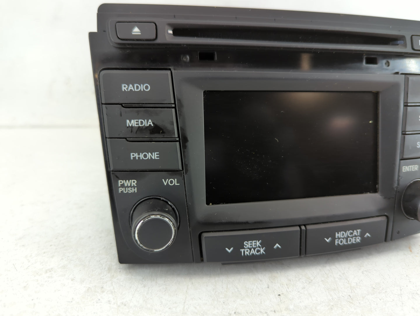 2014-2015 Hyundai Sonata Radio AM FM Cd Player Receiver Replacement P/N:96180-3Q8004X Fits Fits 2014 2015 OEM Used Auto Part