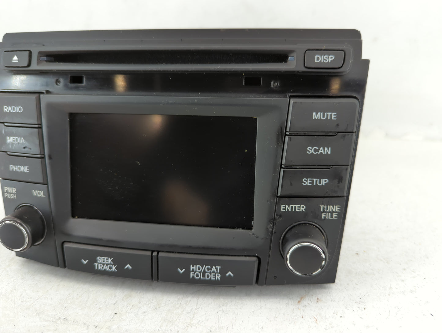 2014-2015 Hyundai Sonata Radio AM FM Cd Player Receiver Replacement P/N:96180-3Q8004X Fits Fits 2014 2015 OEM Used Auto Part